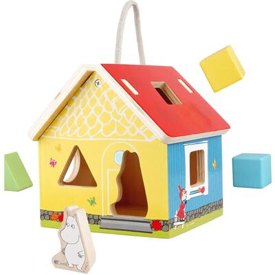 Barbo Toys Moomin Shaped Sorting Box - The Moomin House ONE SIZE Patterned ONE SIZE Barbo Toys Moomin Shaped Sorting Box - The Moomin House ONE SIZE Patterned ONE SIZE