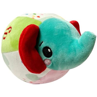 Barbo Toys Animal Bell Ball - Elephant ONE SIZE Patterned ONE SIZE Barbo Toys Animal Bell Ball - Elephant ONE SIZE Patterned ONE SIZE