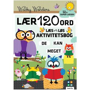 Barbo Toys Wacky Wonders 120 Ord Aktivitetsbog - Læs Og Løs (Dk) ONE SIZE Patterned ONE SIZE Barbo Toys Wacky Wonders 120 Ord Aktivitetsbog - Læs Og Løs (Dk) ONE SIZE Patterned ONE SIZE