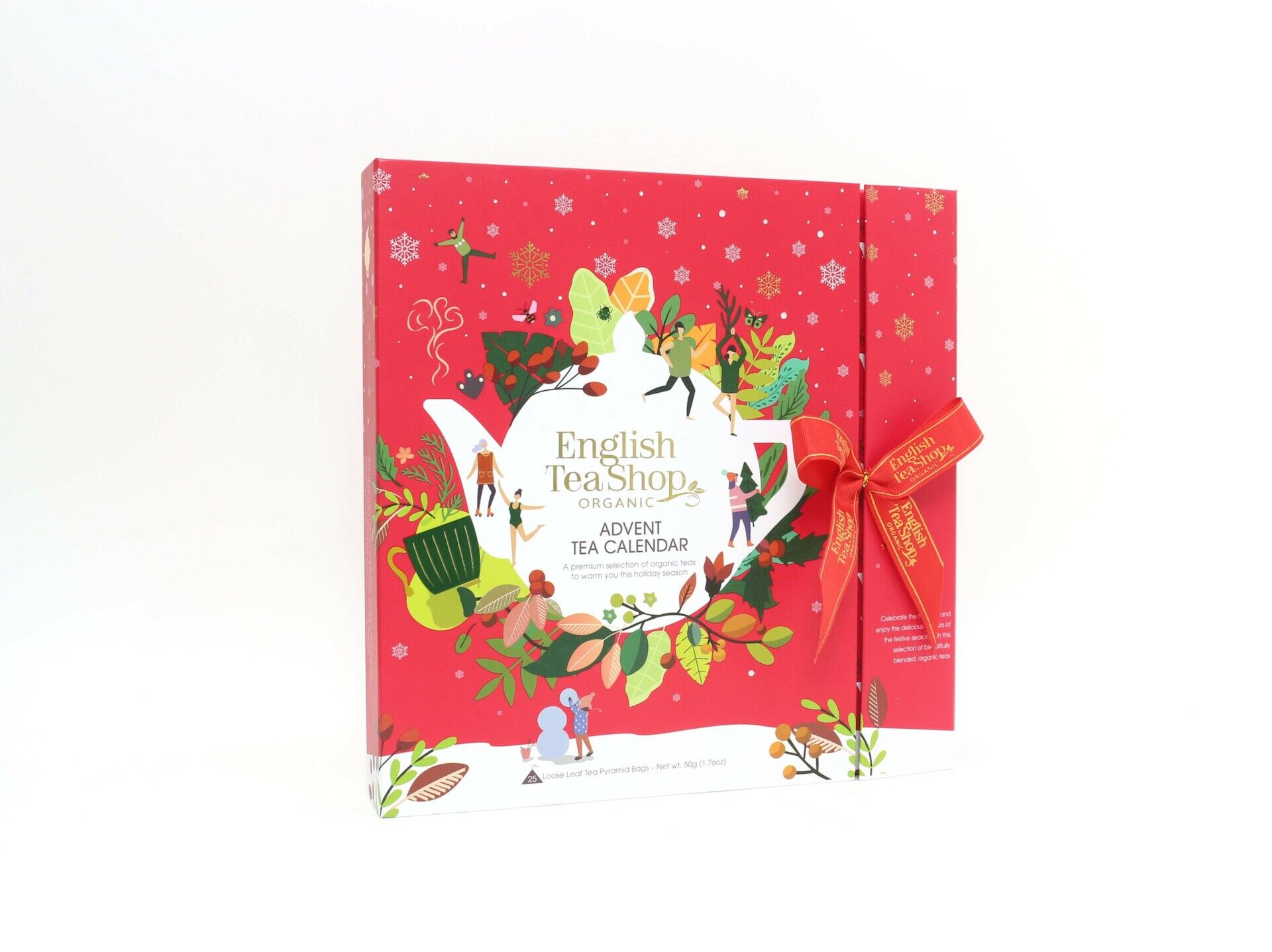 English Tea Shop Ets Book Style Red Adventskalender