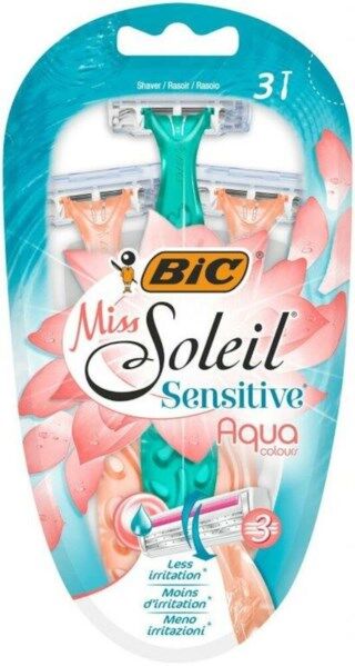 Bic Miss Soleil Aqua Color 3p