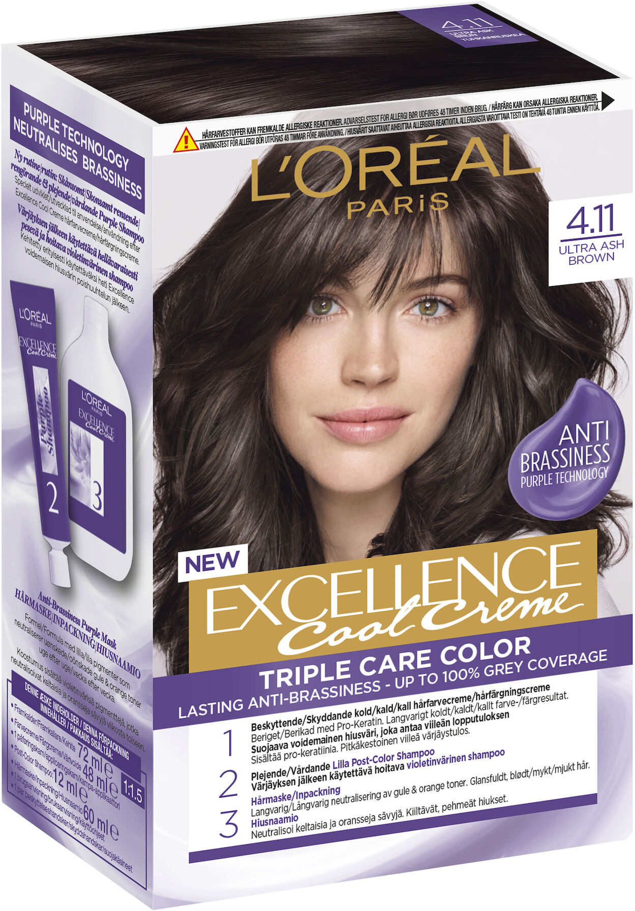 L'Oréal Loreal Excellence 4.11 Ultra Ash Brown