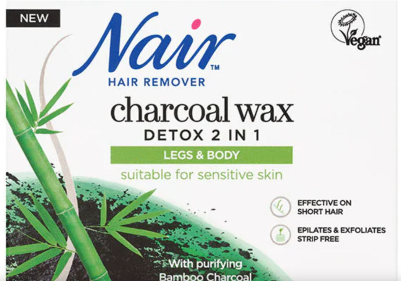 Nair Charcoal 2 In 1 Detox Wax Legs & Body