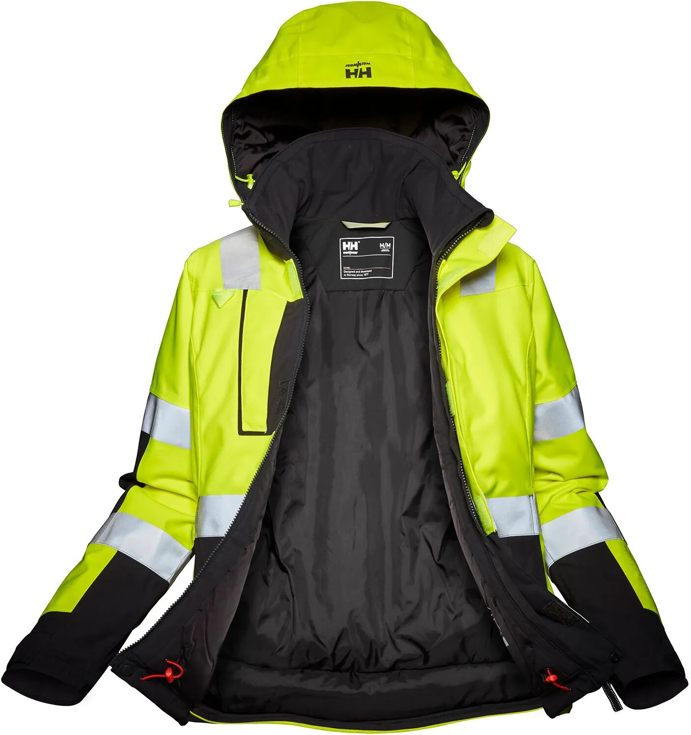 HH Workwear Workwear Helly Hansen Dame Luna Hi Vis Vinterfôret Jakke Gull XXL