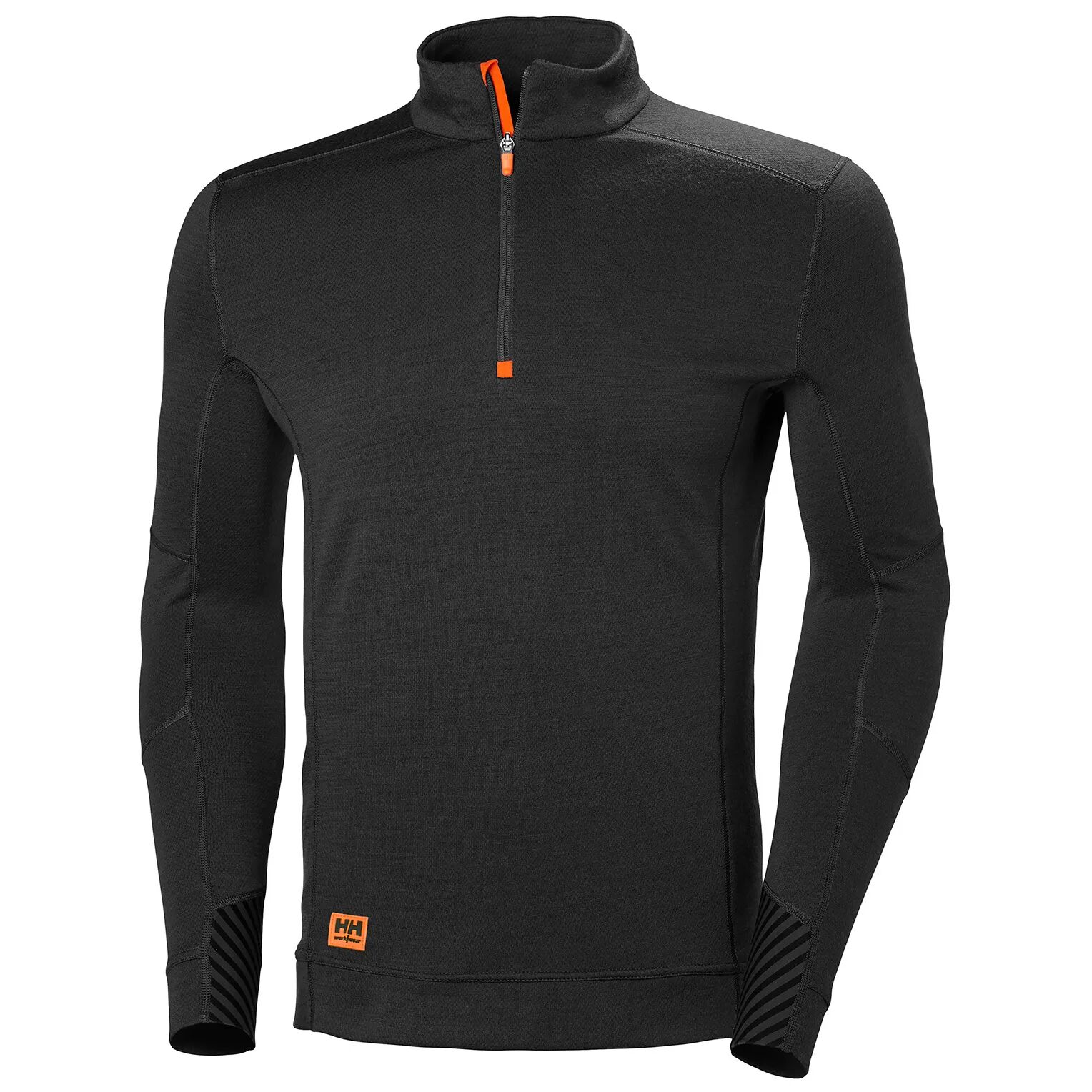 HH Workwear Workwear Helly Hansen Lifa Max Undertrøye Med Halv Glidelås Svart S