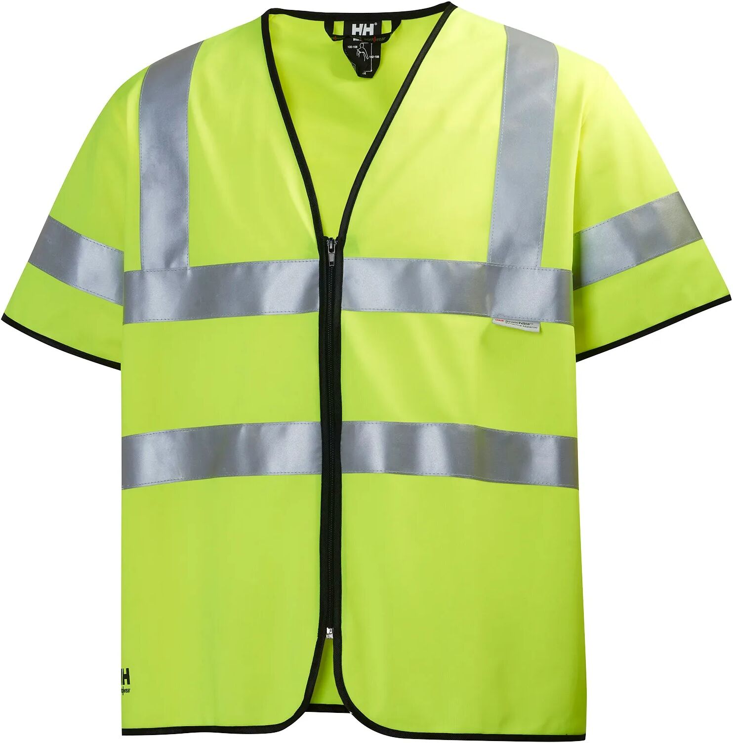 HH Workwear Workwear Helly Hansen Addvis Hi Vis Kortermet Vest Gull XXXL