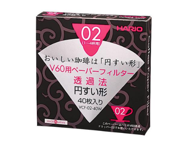 Hario V60 40 pakk kaffefilter - 02