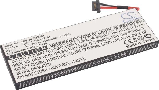 Altitec Batteri til Becker Traffic Assist 7928 3.7V 2100mAh BP-LP1100/12-A1