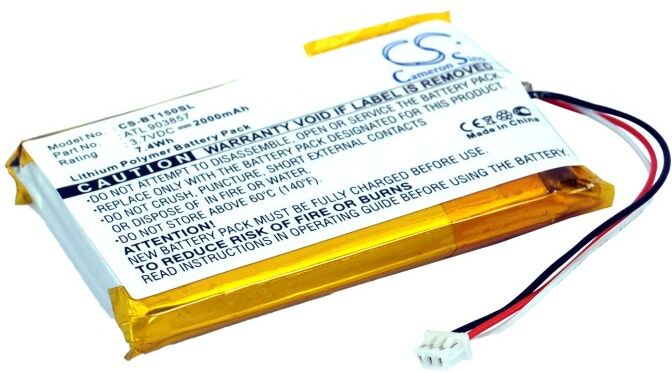 Altitec Batteri til Globalsat TR-150 3.7V 2000mAh ATL903857