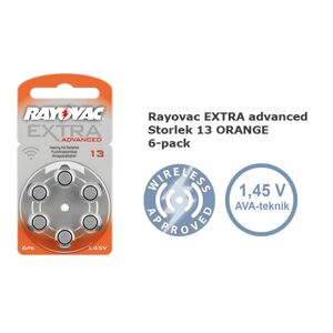 Altitec Rayovac EXTRA Advanced 13 1,45V Høreapparatbatteri PR 48, AR48, ZA13