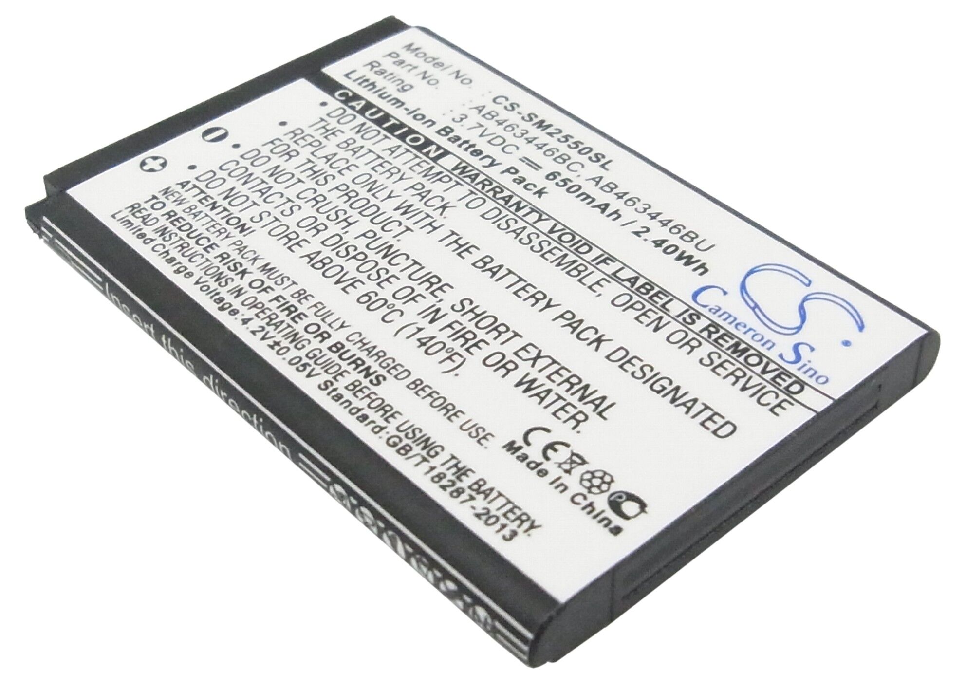 Altitec Batteri til Samsung AB463446BU kompatibelt 3,7V 650mAh