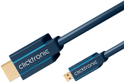 Altitec Clicktronic 3m HDMI til micro HDMI kabel