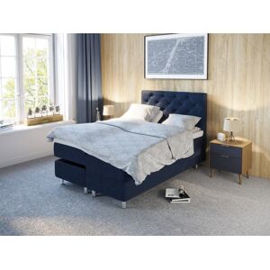 SparMax Comfort Regulerbar Seng 140x200 - Mørk Blå