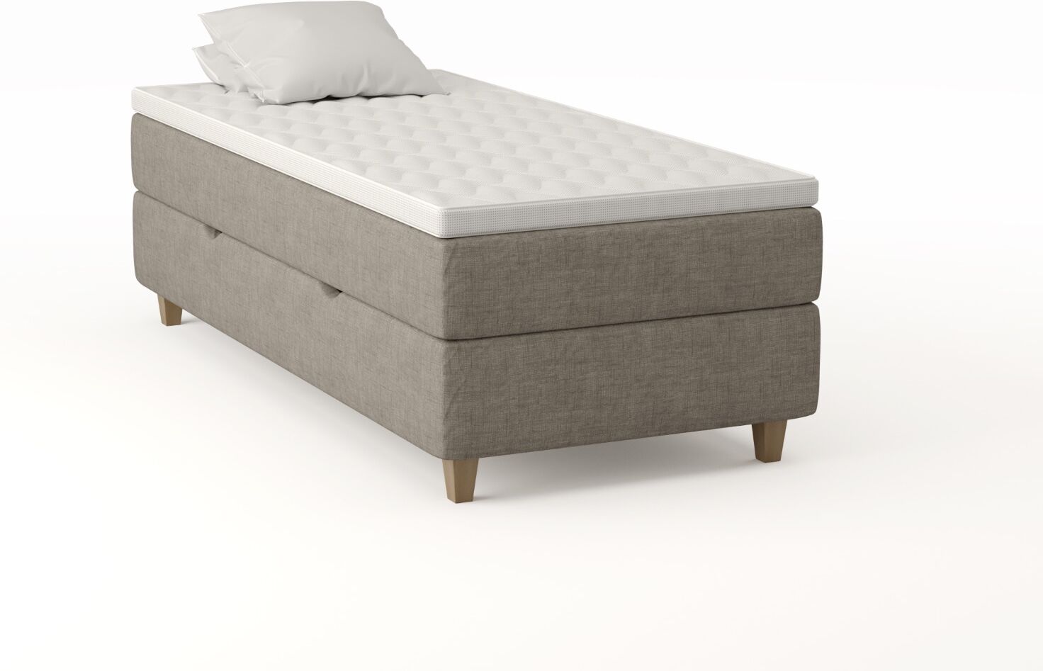 SparMax Comfort Seng Med Oppbevaring 90x200 - Beige