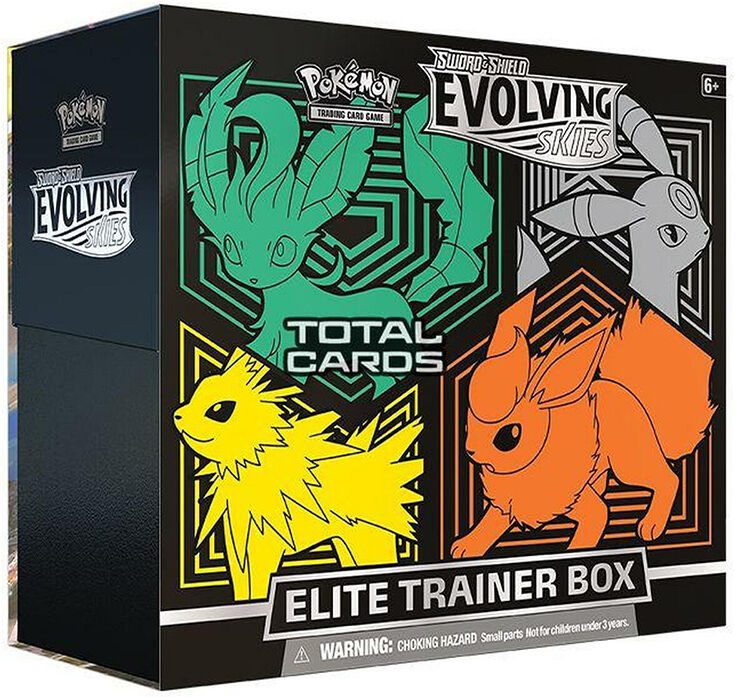 Pokemon Pokémon Swsh7 Evolving Skies Elite Trainer Box – Leafeon & Co