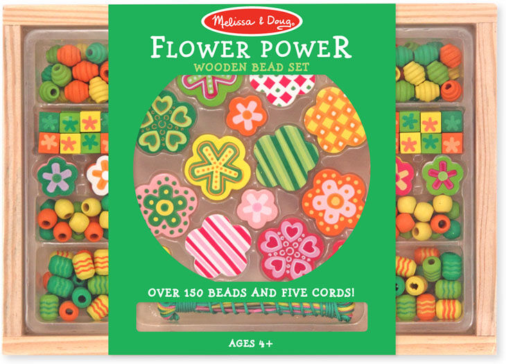 Melissa & Doug - Flower Power Perlesett