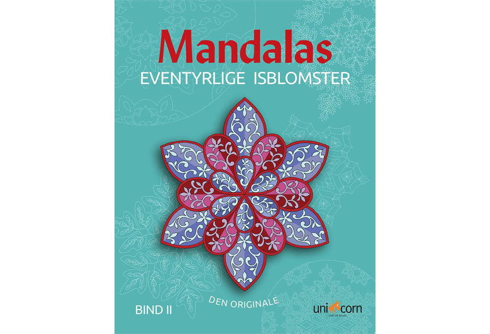 Mandalas Malebok- Isblomster 2