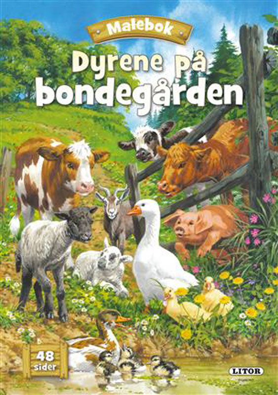 Egmont/ Litor Malebok - Dyrene På Bondegården