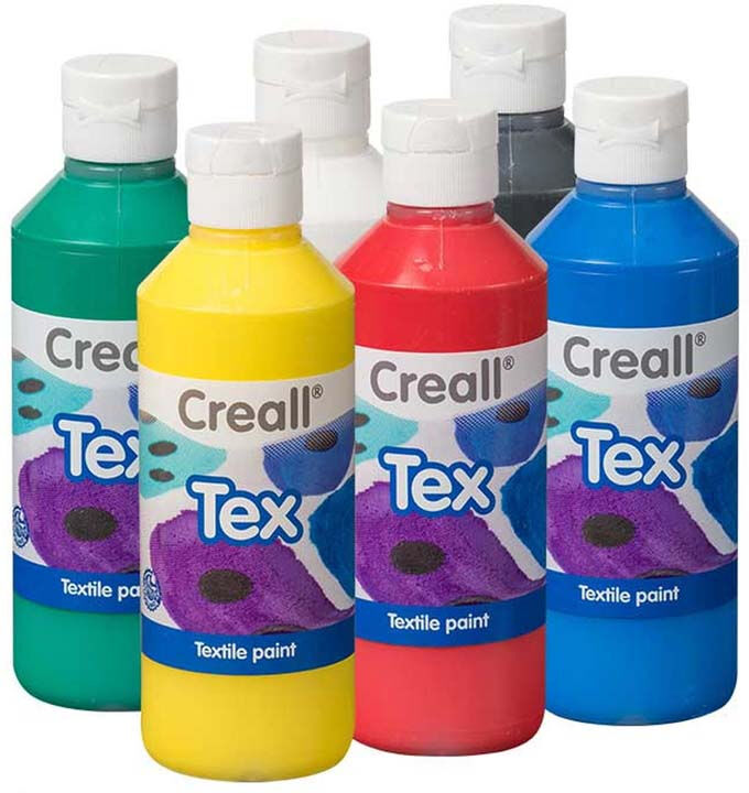 Creall Tekstilmaling 6 Stk (250ml)