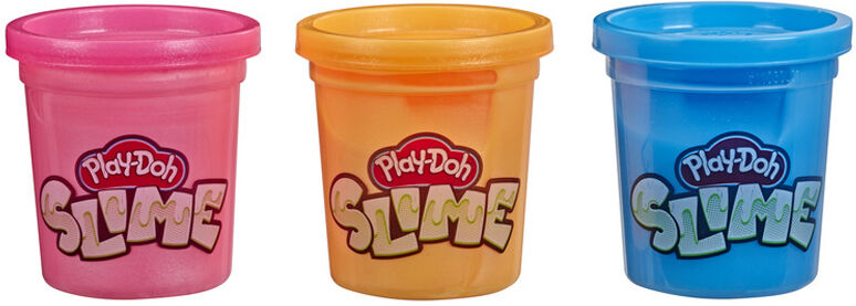 Play-Doh Slime 3-Pakning - Blå, Oransje Og Rosa