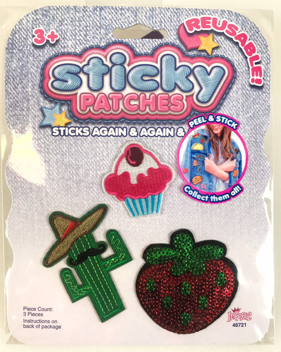 Sticky Patches 3pk - Kaktus