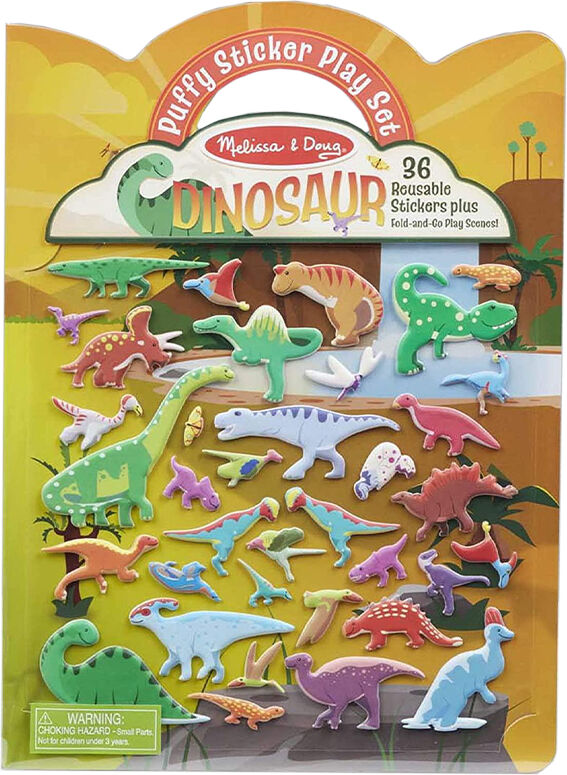 Melissa & Doug Gjenbruks Klistermerker - Dinosaurer