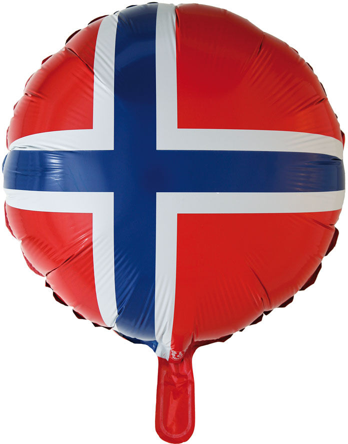 Hisab/Joker Folie Ballong 46cm- Norge