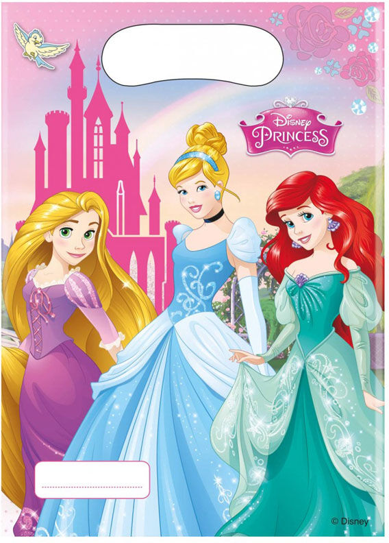 Disney Prinsesse Godteposer 6 Stk