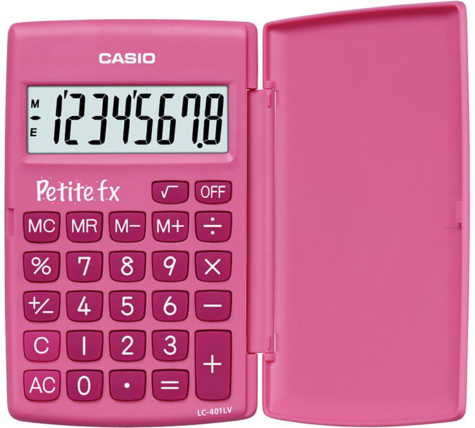 Casio Fx-Petit Lommeregner - Rosa