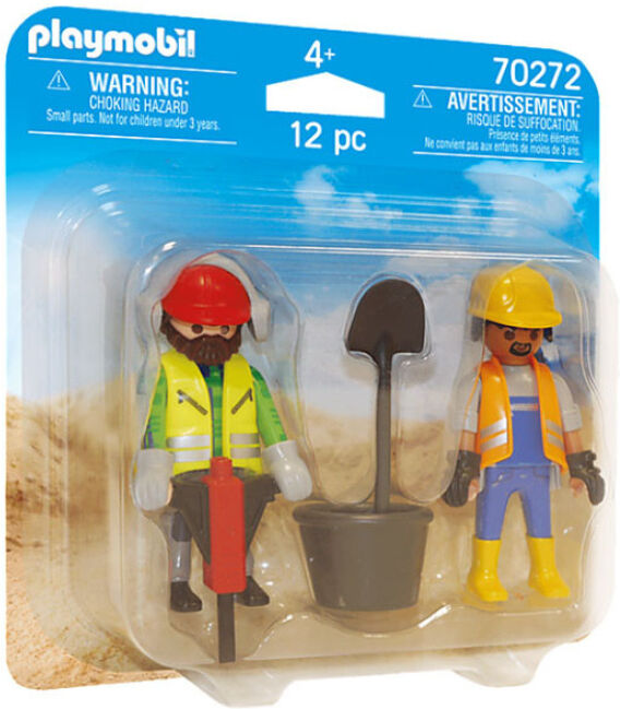 Playmobil Figurer - 2 Bygningsarbeidere 70272