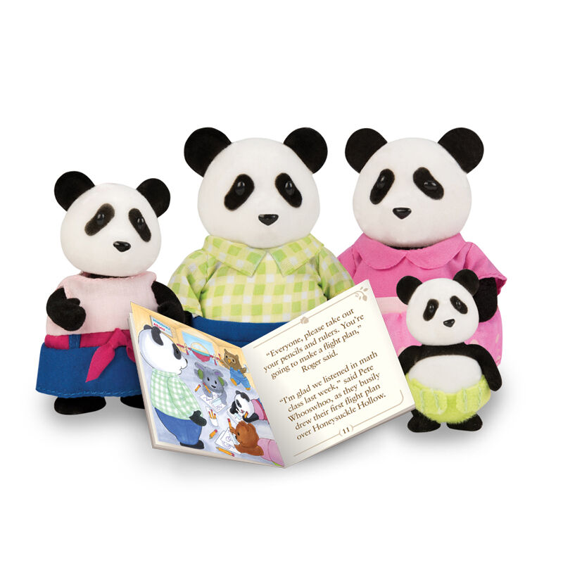 Li'L Woodzeez Figurer - Skyhopper Pandafamilie