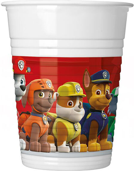 Paw Patrol Plastkopper 2 Dl - 8 Stk