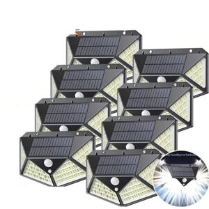 Hommy LED Solar Vegg Lys Utendørs Solar Lampe PIR Bevegelse Sensor Solar drevet Sollys Gate Lys