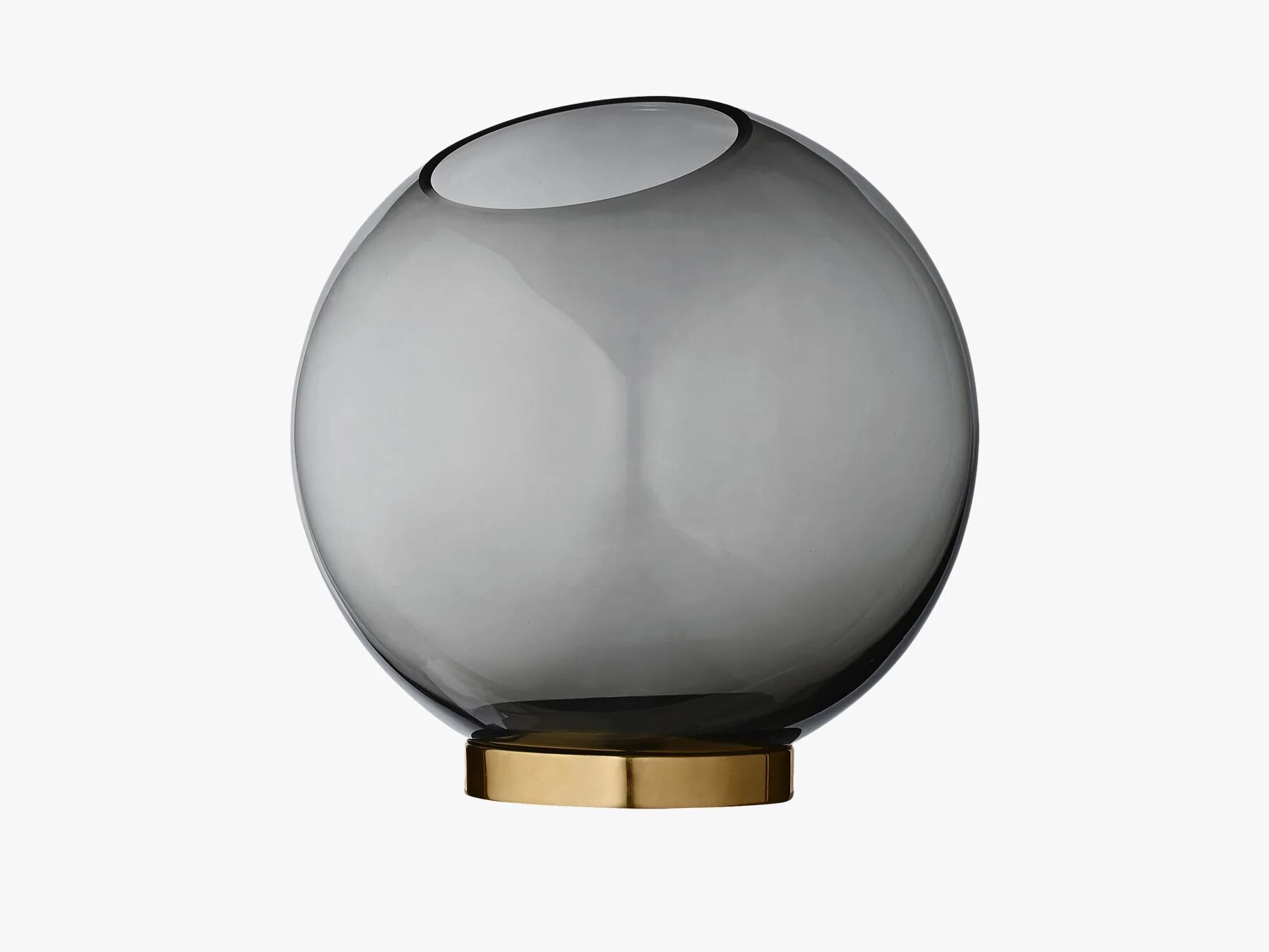 AYTM Globe Vase m stå stor, svart