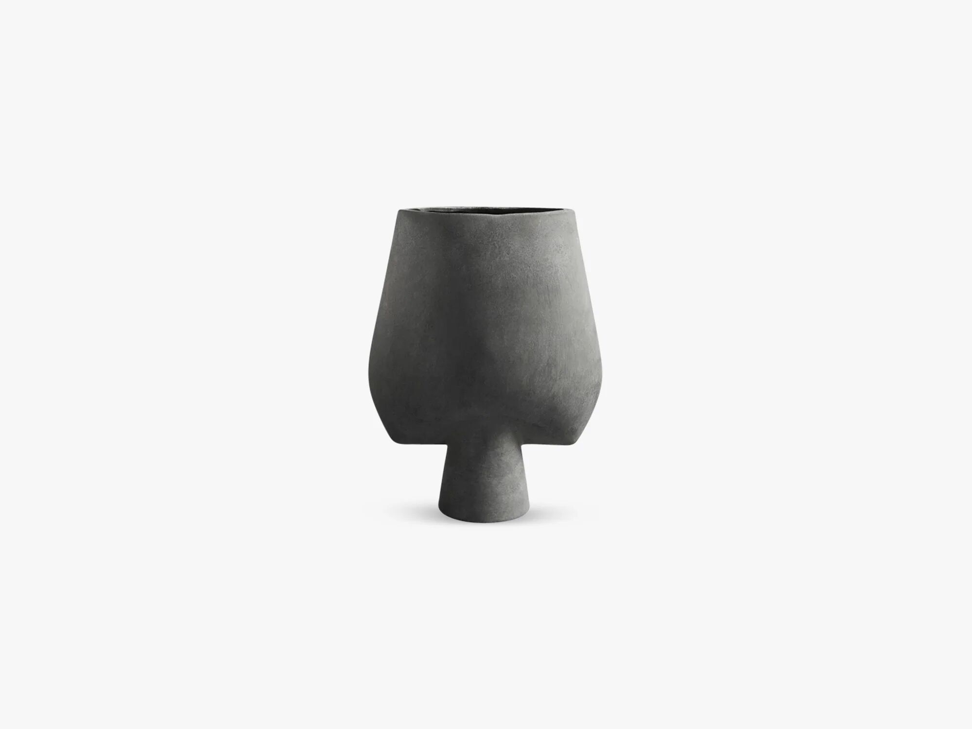 101 Copenhagen Sphere Vase Square, Big, Dark Grey
