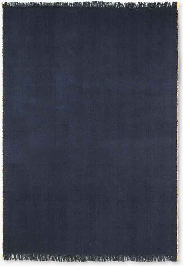 Ferm Living Herringbone Blanket, Dark Blue