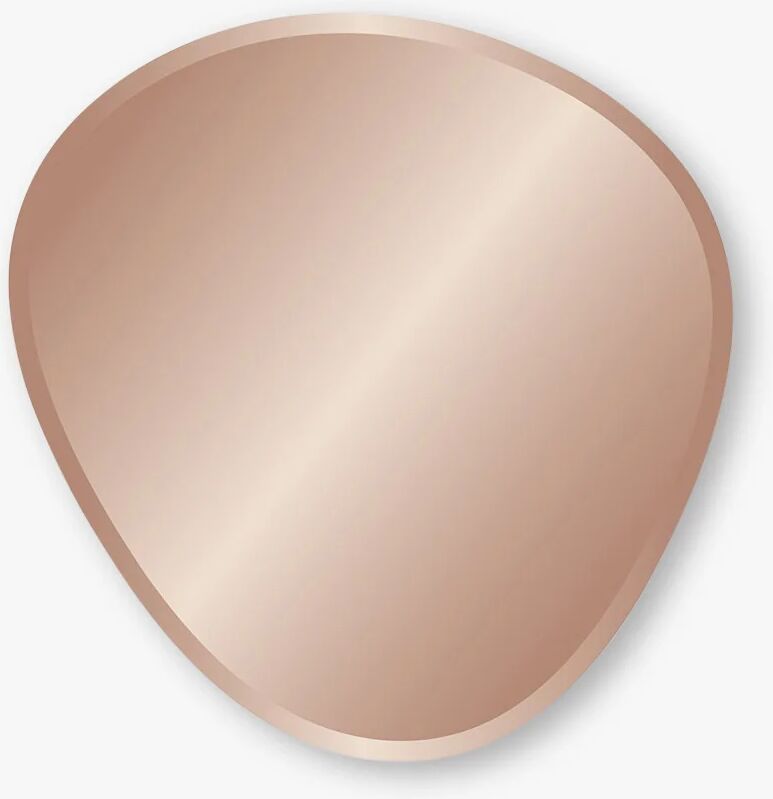 Incado Modern Mirror, H70, Rose Gold