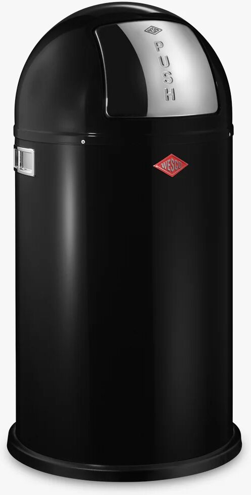 Wesco Pushboy søppelbøtte 50 liter, svart