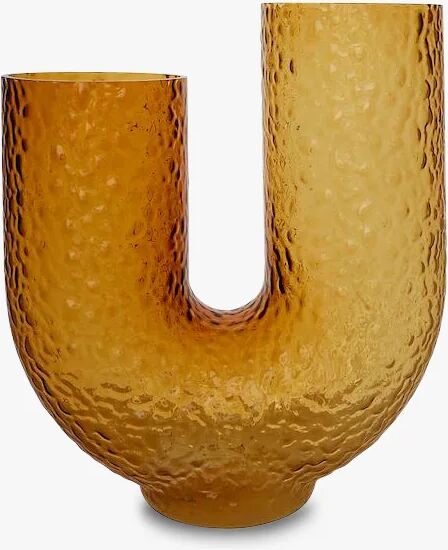 AYTM Arua High Glass Vase, Amber