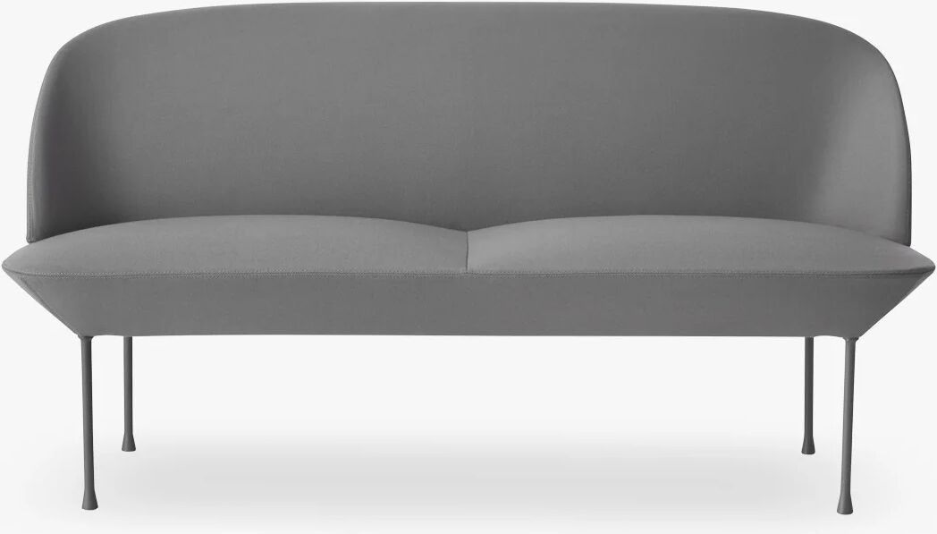 Muuto Oslo Sofa / 2-Seter, Steelcut 160 / Lys Grå Ben