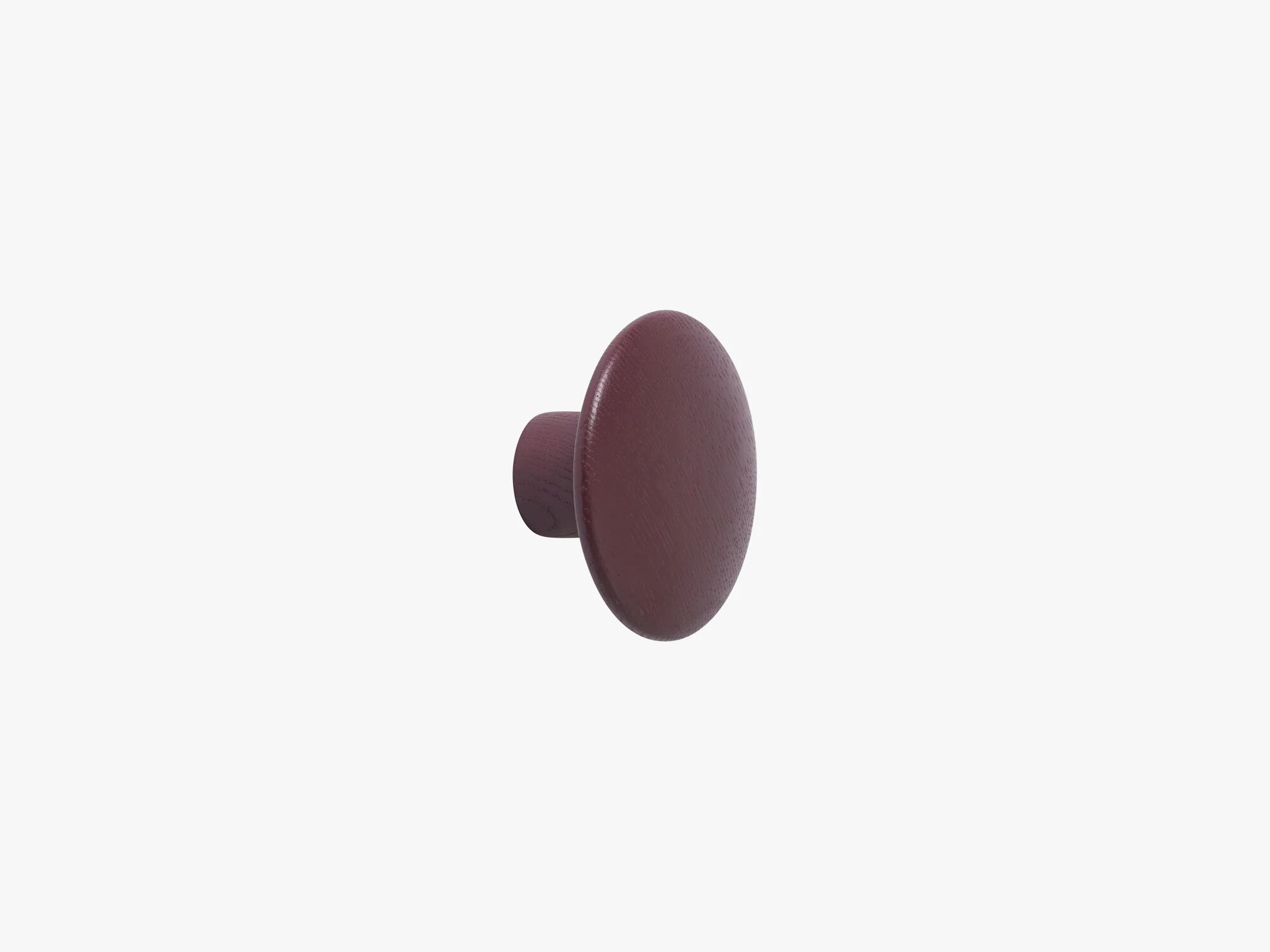 Muuto The Dots Coat Hooks / Small, Burgundy