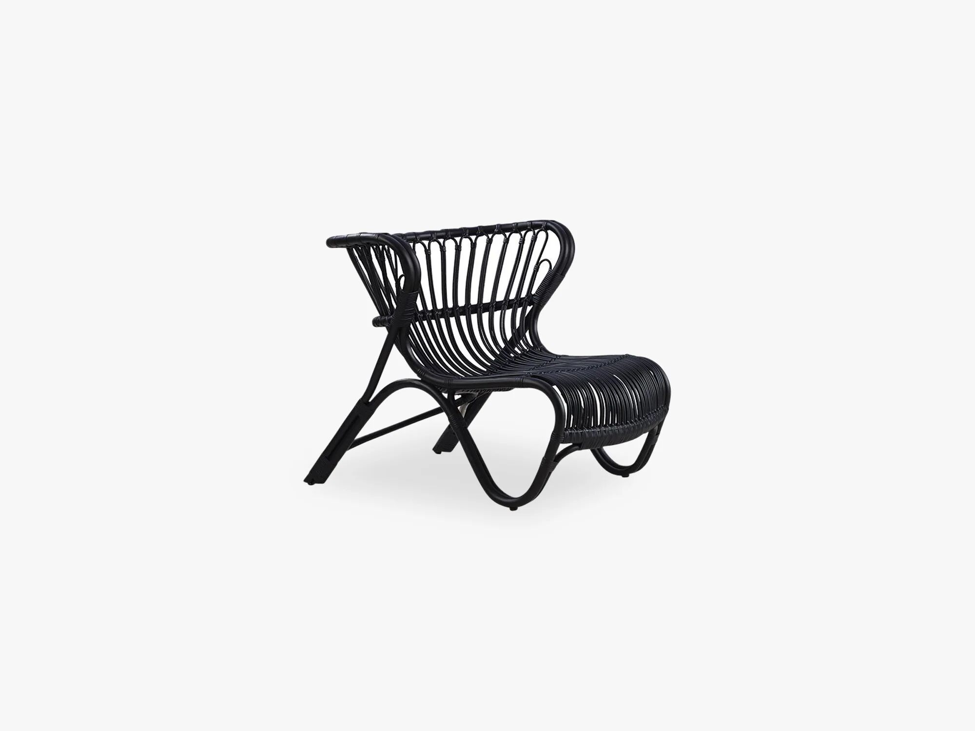 Sika Design Fox stol innendørs, polert matt svart