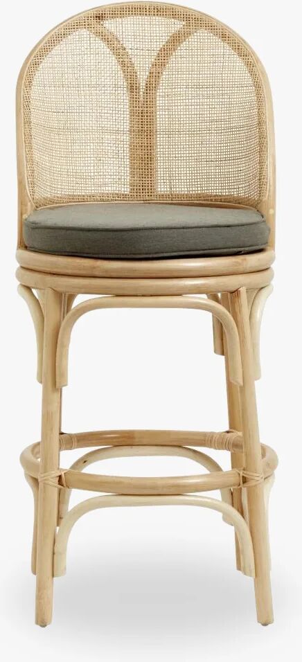 Nordal Bali Bar Chair, Rattan / Weaving, Natural