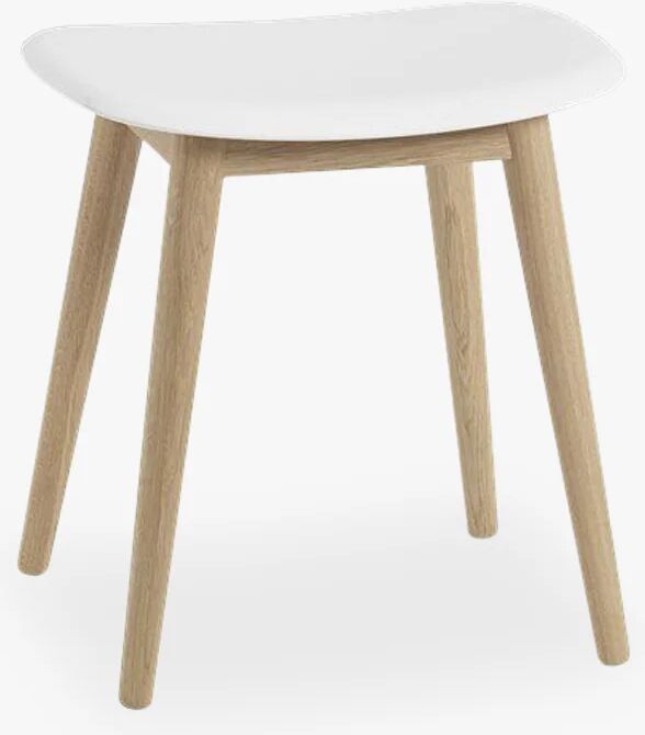 Muuto Fiber Krakk-Tre Base H: 45 Cm, Naturlig Hvit / Eik