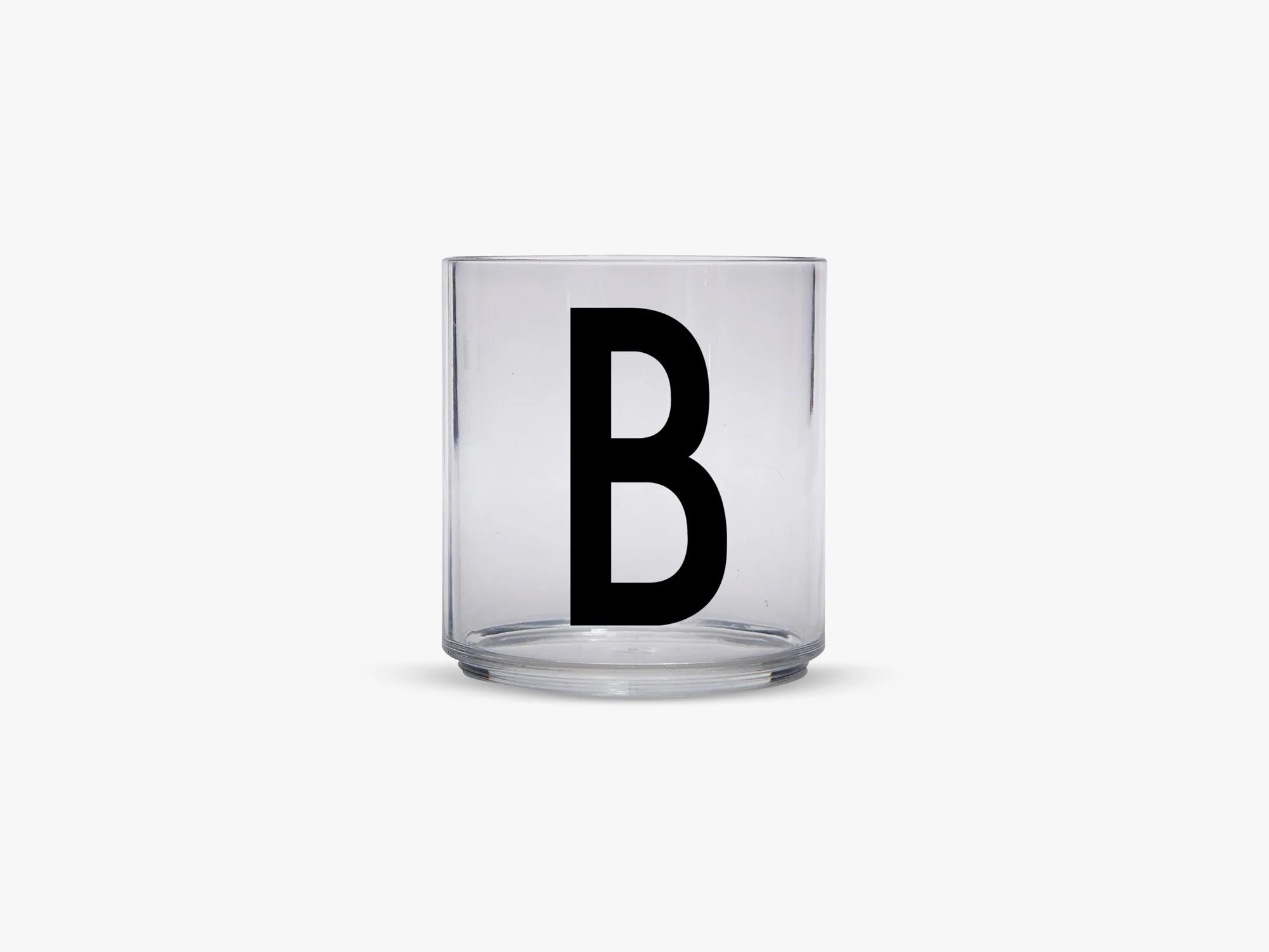 Design Letters Barna personlige drikkeglass A-Z, B