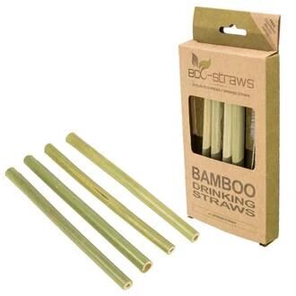 Naturens apotek Ecostrawz sugerør i bambus 4 stk