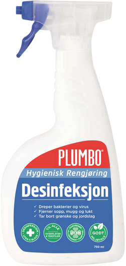 Plumbo Desinfeksjon - Hygienisk Rengjøring 750ml