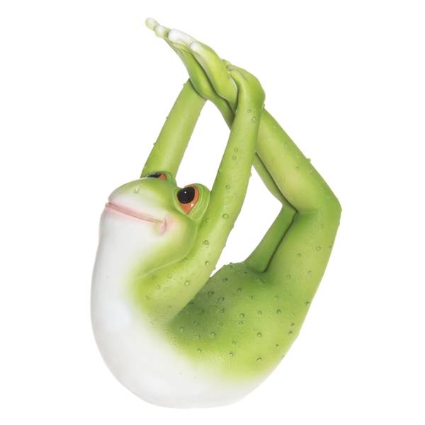 Dekorfigur Frosk Yoga 23x10,5x15,5cm