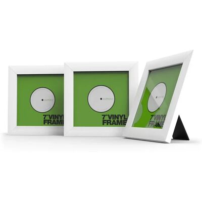 Glorious Vinyl Frame Set 7" - Hvit Vinylramme 3 Stk. Glorious Vinyl Frame Set 7" - Hvit Vinylramme 3 Stk.