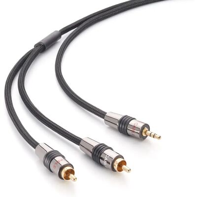 Eagle Deluxe Ii Minijack Til Rca 3.2 M Signalkabel Eagle Deluxe Ii Minijack Til Rca 3.2 M Signalkabel